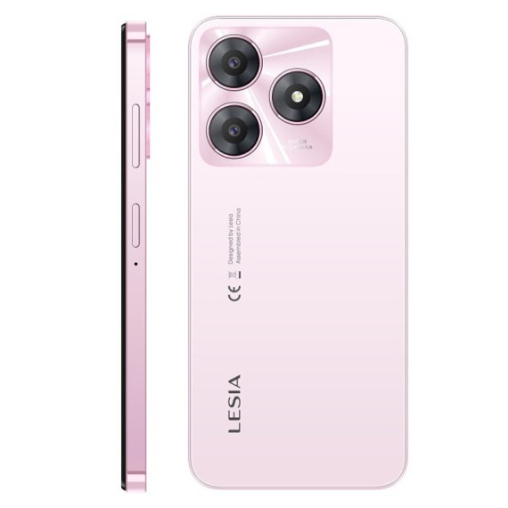 Mobile Lesia écran HD+ et double SIM couleur Rose