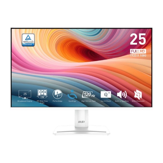 Écran MSI PRO MP251WE E2 24.5 pouces Full HD blanc Écran MSI PRO MP251WE E2 24.5 pouces Full HD blanc