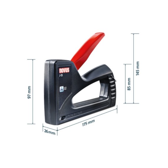 Cloueuse Novus J-13 performante pour bois et métal