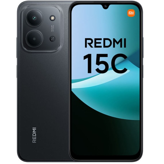 Smartphone Android XIAOMI 15C Noir haute capacité et stockage