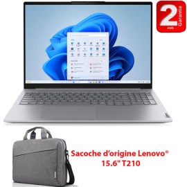 Pc Portable Lenovo ThinkBook 16 G8 IAL Ultra 7 255H 16Go DDR5 512Go SSD - Gris Avec Sacoche Lenovo