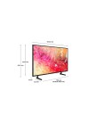 Téléviseur LED Samsung 60 pouces 4K UHD vue latérale Téléviseur LED Samsung 60 pouces 4K UHD vue latérale