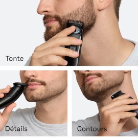 Tondeuse à Barbe BRAUN Série 3 BT3560 Rechargeable - Noir