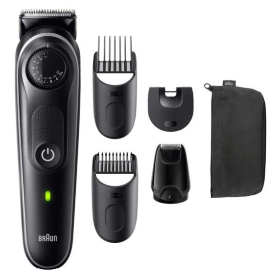 Tondeuse Braun BT5421 noire étanche idéale pour barbe et moustache