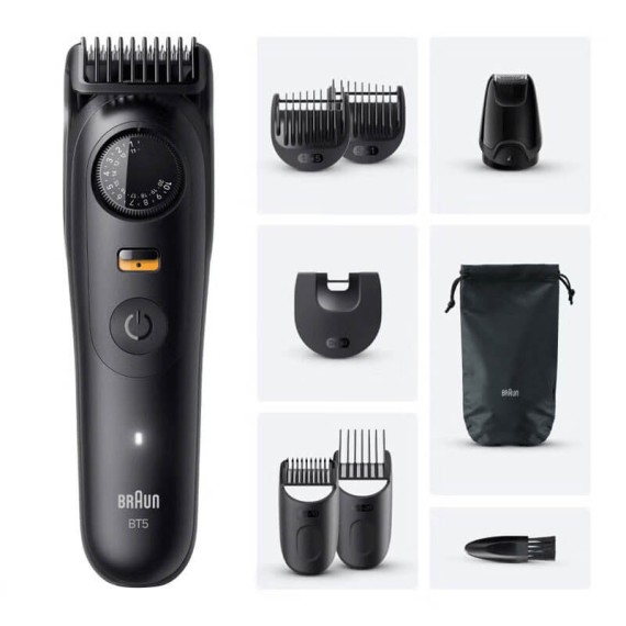 Tondeuse à Barbe Braun Série 5 BT5560 Noir rechargeable et étanche