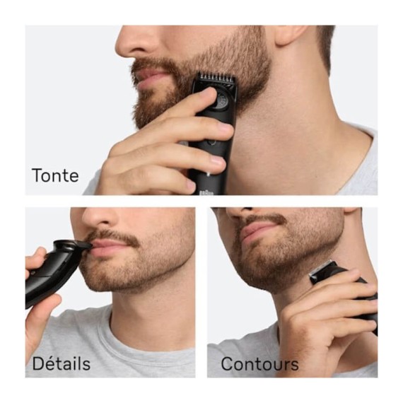 Tondeuse multifonction Braun pour barbe, visage et corps