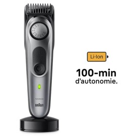 Tondeuse à Barbe Braun Série 7 BT7420 Gris