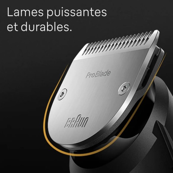 tondeuse barbe Braun 40 réglages précis