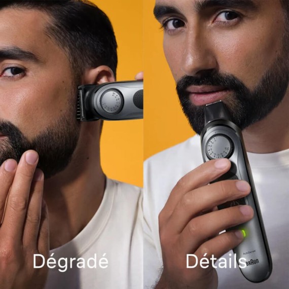 tondeuse barbe Braun homme étanche lithium-ion
