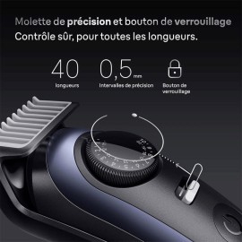 Tondeuse à Barbe 7en1 BRAUN Séries 7 BT7520 Rechargeable - Bleu&Noir