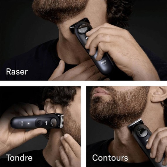 tondeuse barbe Braun 7en1 autonomie 120 minutes