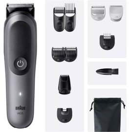 Tondeuse Multifonction 11En1 Braun AIO5560 Gris