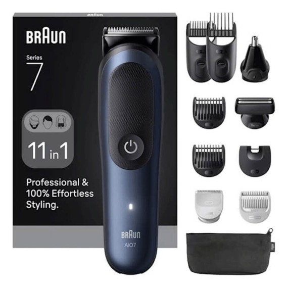 Rasage précis Braun tondeuse visage et corps kit complet