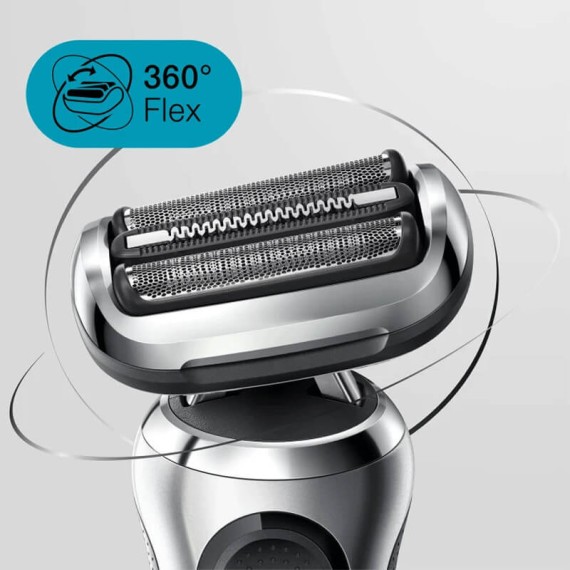 Rasoir Braun 71-S1000s Wet & Dry avec tête flexible 360 degrés
