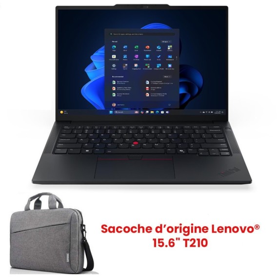 pc portable Lenovo ThinkPad E14 Gen 7 Ultra 7 sur bureau professionnel pc portable Lenovo ThinkPad E14 Gen 7 Ultra 7 sur bureau professionnel