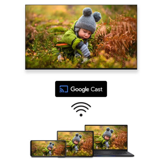 Téléviseur 43 pouces 4K UHD Dolby Audio connecté