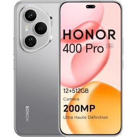 HONOR 400 Pro 5G 24Go 512Go - Gris Lunaire + Écouteur Bluetooth Honor X7 Lite Offerts