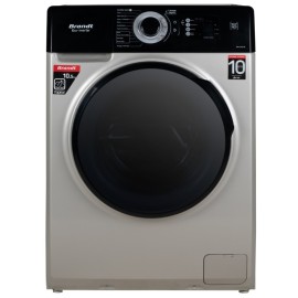 Lave Linge Frontal BRANDT BAM104QVSABL 10.5kg - Silver