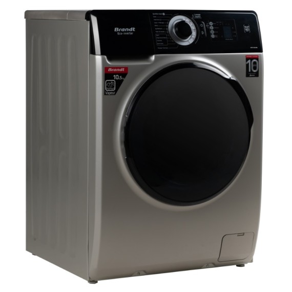Machine à laver Brandt Silver grande capacité 10 kg+