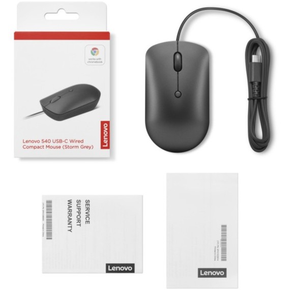 Souris de précision LENOVO optique 800-2400 DPI gris