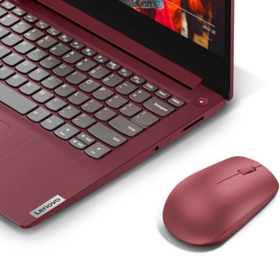 Souris Optique LENOVO 530 rouge cerise sans fil ergonomique