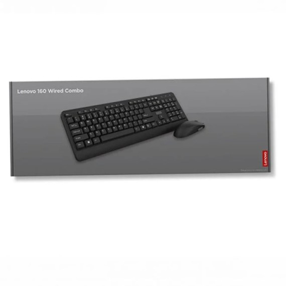Clavier souris bureautique lenovo design noir