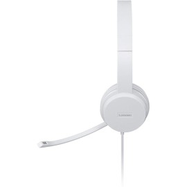 Casque Filaire LENOVO 110 USB STEREO - Blanc