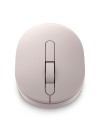 souris bureautique Dell ergonomique couleur rose
