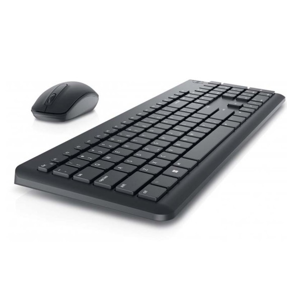 Clavier sans fil Dell KM5221W avec souris optique noire