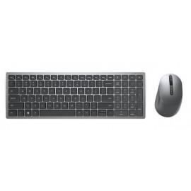Ensemble Clavier&Souris Multi périphérique DELL KM7120W Sans Fil - Gris Titane