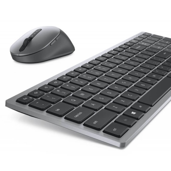 Ensemble Clavier & Souris Multi périphérique DELL sans fil Gris Titane