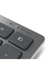 Clavier Dell Bluetooth multi périphérique Gris Titane