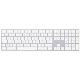 Clavier Apple Sans Fil magique avec pavé numérique Français - Blanc