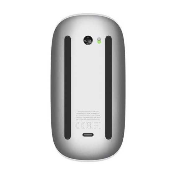 Magic Mouse 2 blanche avec surface tactile et connecteur USB-C