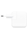 Chargeur Apple double port compact et élégant blanc