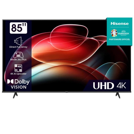 TV LED 85" Hisense 85A6K expérience visuelle immersive