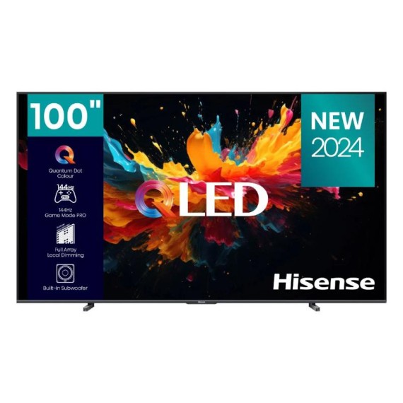 Téléviseur 100 pouces 4K Hisense image détaillée QLED
