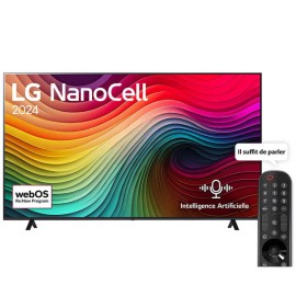 TV LG 50" NanoCell NANO80 4k UHD Smart Tv Noir