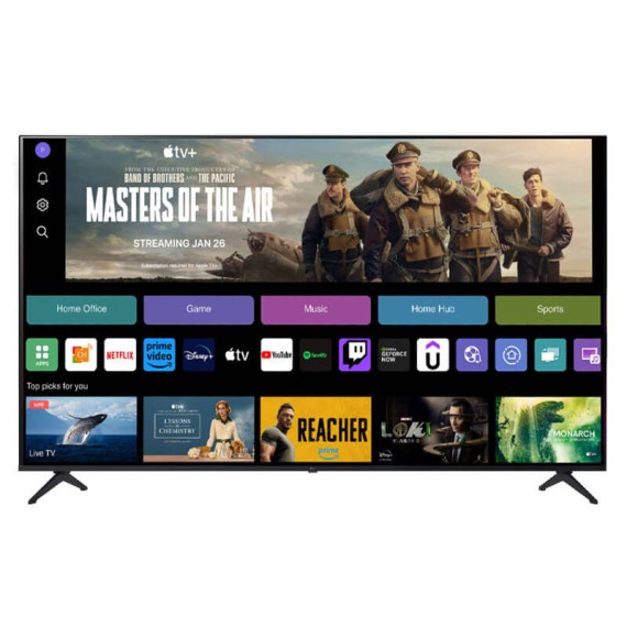 TV LG 55 pouces technologie Alpha7 AI 4K UHD écran lumineux