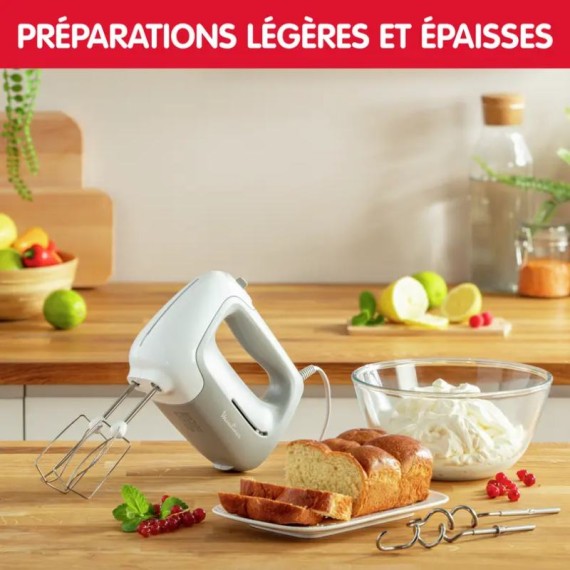 Batteur maison Moulinex Prep'Mix multifonction pour cuisine