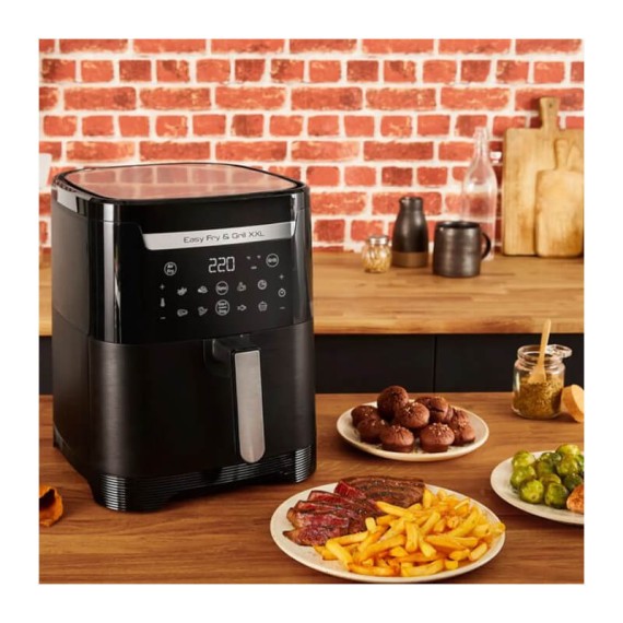 Friteuse Sans Huile MOULINEX EZ801810 6.5 L Noir design moderne