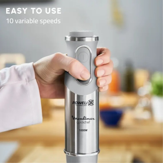 Mixeur MOULINEX QUICKCHEF DD65AD10 1000W gris performant