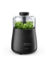 Robot hachoir Moulinex compact noir gain de place plan de travail
