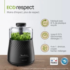 Mini Hachoir MOULINEX DP712825 1000W - Noir