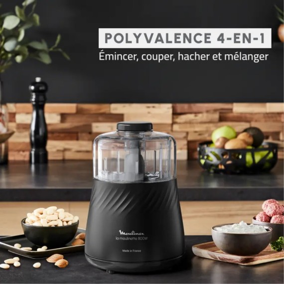 Mini Hachoir MOULINEX lames démontables entretien nettoyage facile