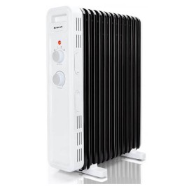 Radiateur Bain d'Huile BRANDT RBH11BBW 11 Éléments 2500W - Noir