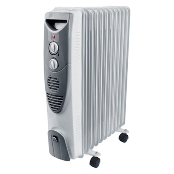 Radiateur mobile 2500W facile à déplacer sur roulettes