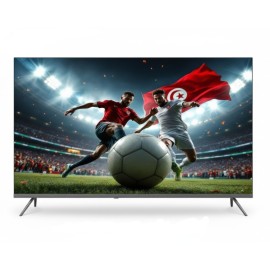 Tv 60" QLED Telefunken G4FN Google TV 4k Avec Récepteur Intégré