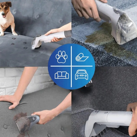 Aspirateur sans sac Kiwi compact léger pour nettoyage maison