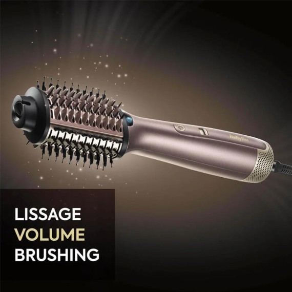 Brosse coiffante BaByliss ionique pour cheveux volumineux et brillants